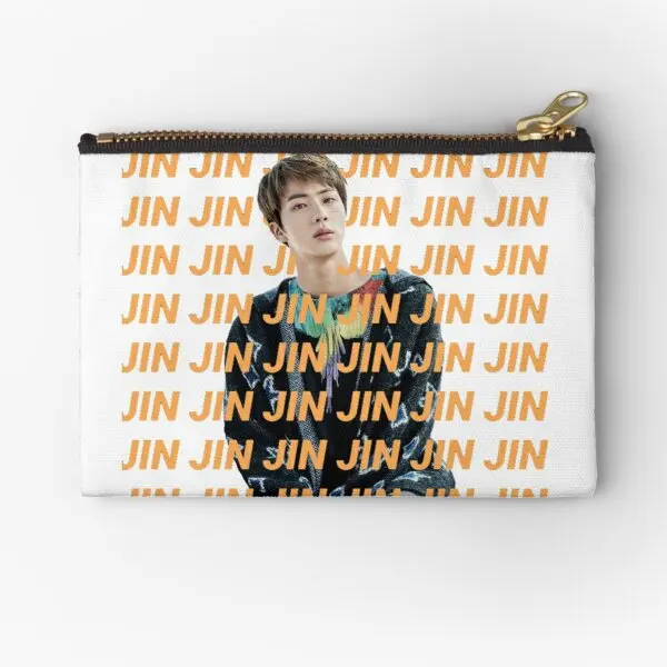 

Jin Zipper Pouches Socks Money Key Packaging Men Pocket Coin Storage Women Underwear Cosmetic Pure Panties Wallet Small Bag