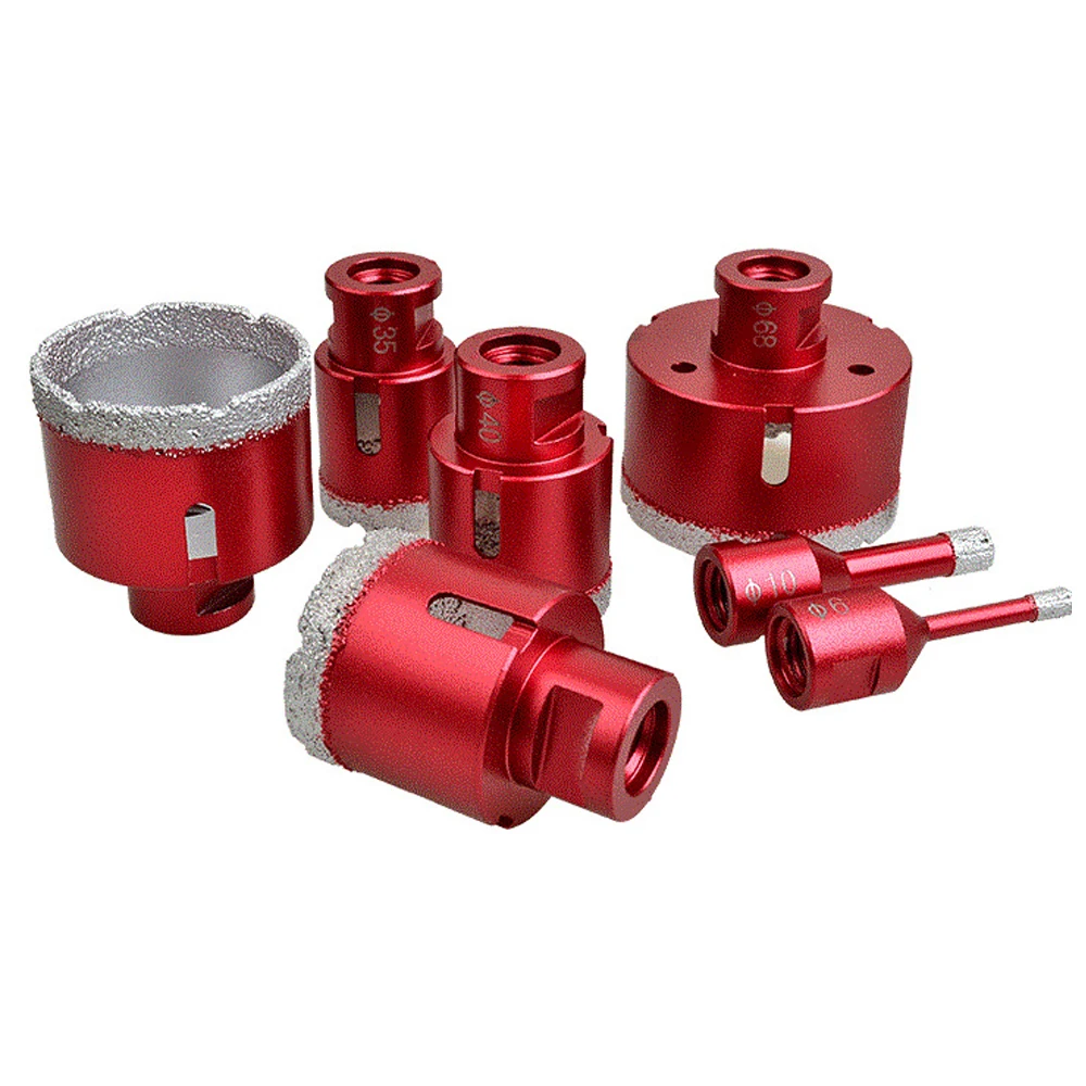 

CutStone Porcelain Tile Glass 6-100mm Diamond Drilling Core M14 Thread Hole Saw Drill Bits for Marble Ceramic Brick