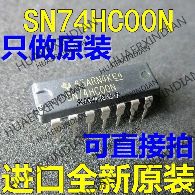 

10 шт./лот Новый SN74HC00N 74HC00 DIP14 в наличии