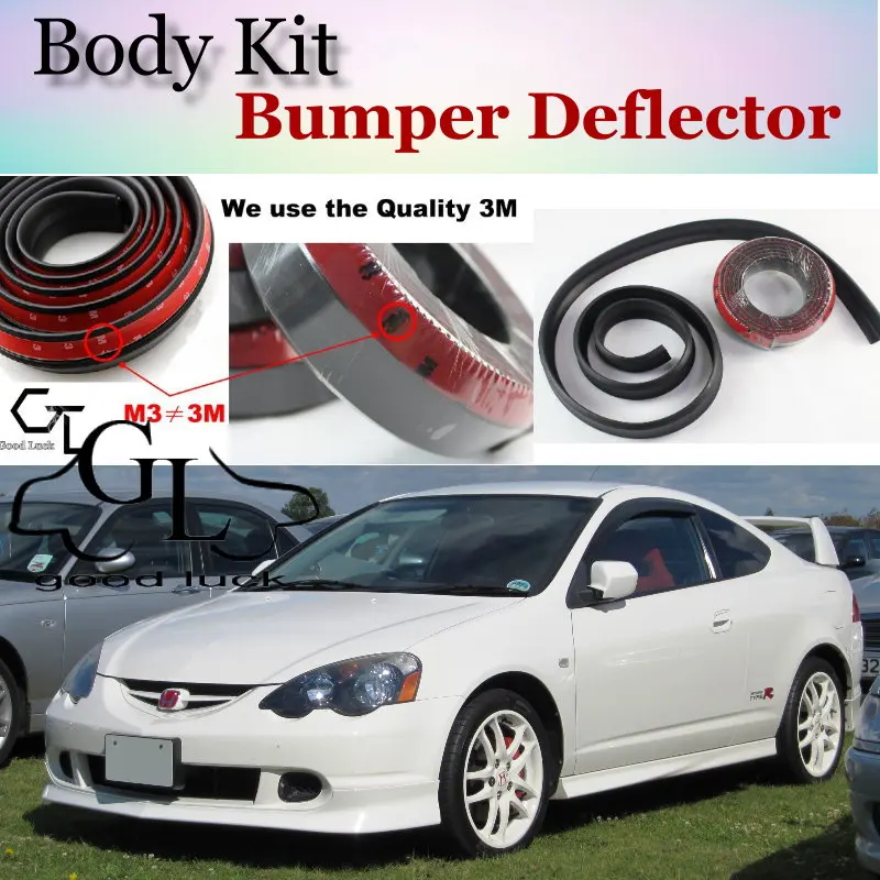 

Бампер для Honda Integra, Acura RSX, Rover 416i, передний спойлер для тюнинга автомобиля TopGear, боди TOPGEAR + Полосатая юбка