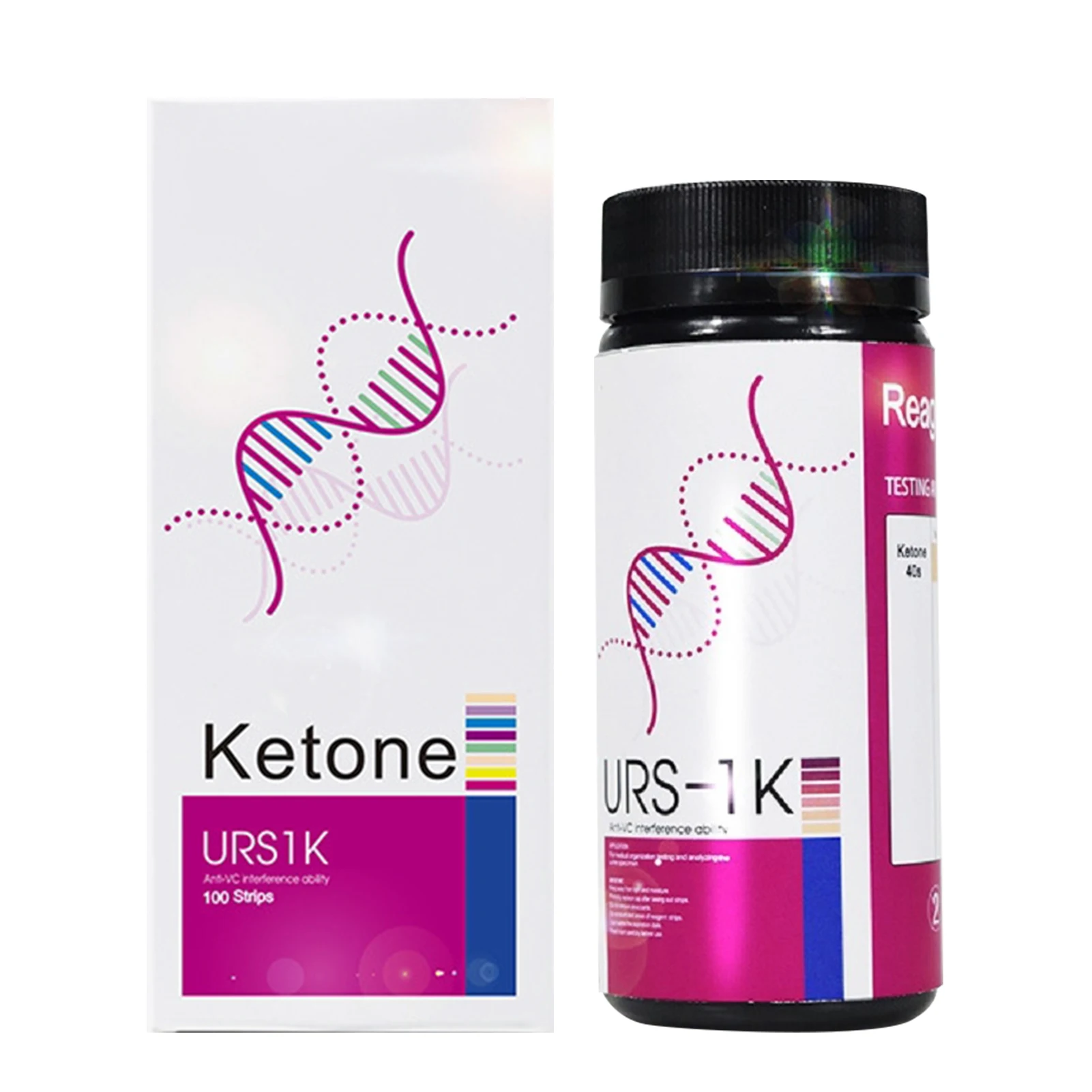 

100pcs Ketone Test Strips Urine Test Strips 100Pcs Urinalysis Keto Test Strips For Testing Body Urine Ketosis Levels
