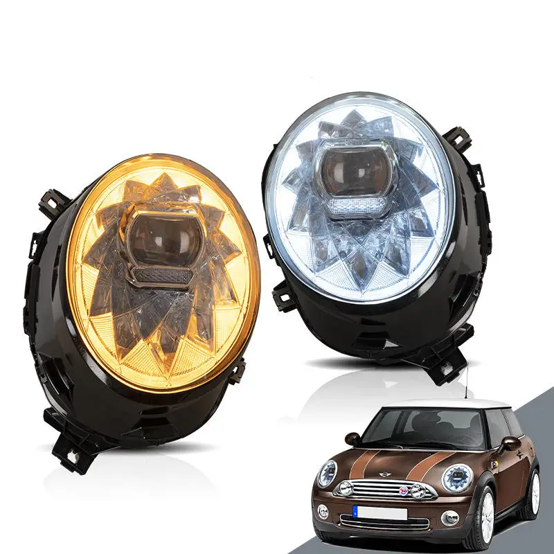 

Car LED Headlights For BMW MINI F56 2014-2018 Auto Part Lighting Accessory Turn Signal Dynamic Start Up Animation Head Lamp
