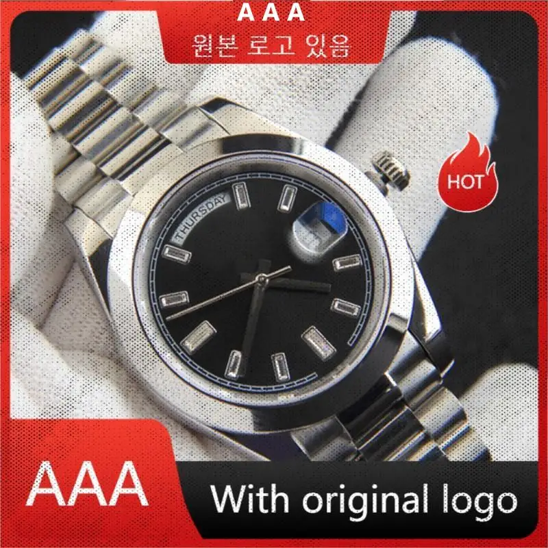 

Men's 904L Stainless Steel Waterproof Automatic Mechanism watch 41mm-RLX