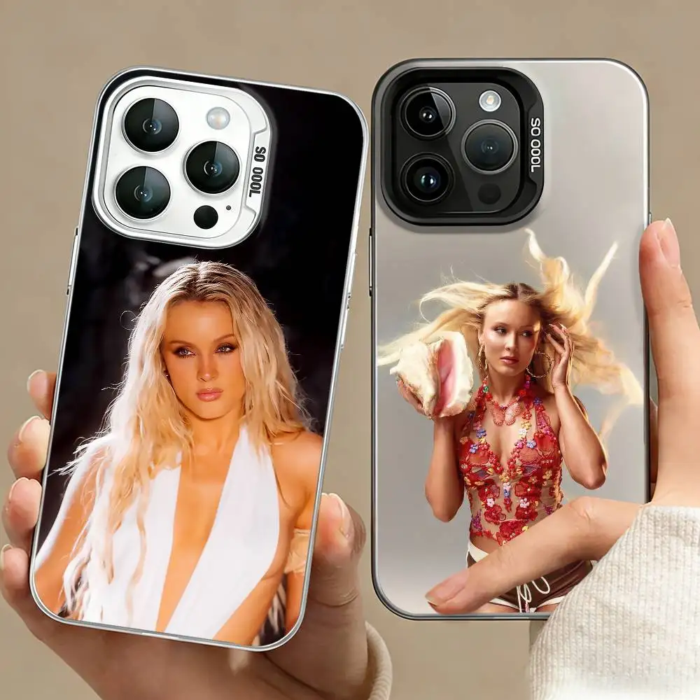 Фото Чехол для телефона Z-Zara Larsson Girls Trip для iPhone 17, 16, 15, 14, 13, 12, 11 Plus, Pro Max, XS, цветной серебристый чехол для телефона №1