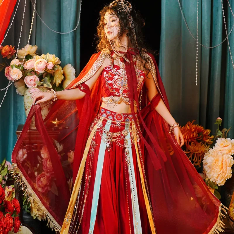 Экзотический Костюм Yanran ханьфу для женщин богиня Западного региона улучшенный