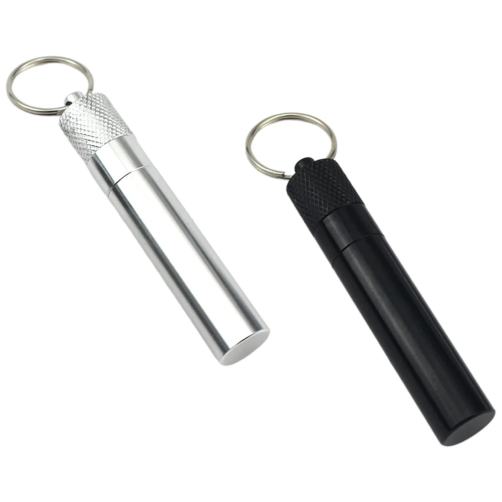 

2 Pcs Refillable Kerosene Lighter Portable Kerosene Igniter with Medicine Bin
