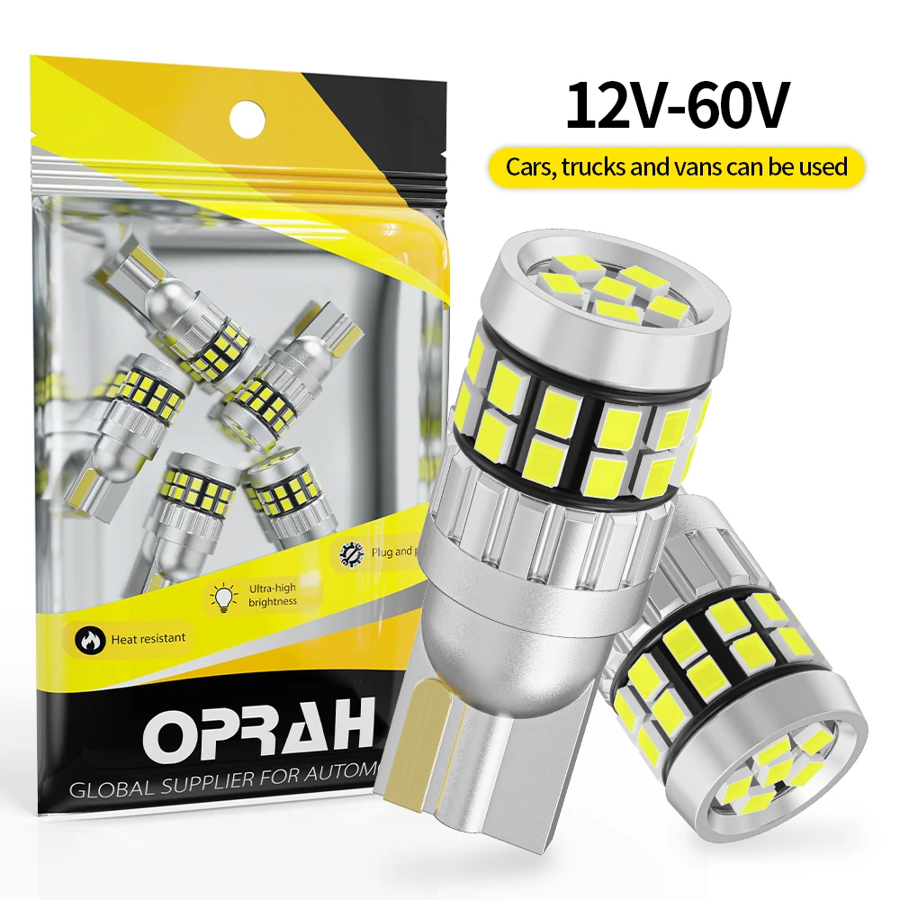 2 шт. 12 В 24 светодиодный T10 W5W салон автомобиля свет супер яркий 30 2016SMD Canbus без