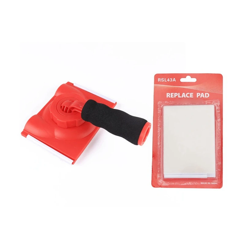 

Latex Paint Edger Brush Hand-Held Wall Ceiling Corner Painting Brush With Sponge Pads For Home Wall Ceiling Painting