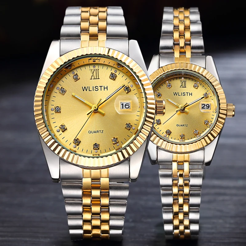 

1pcs Reloj Hombre Men Wrist Watch Mens Watches Top Brand Luxury Women Watch Diamond Clock Automatic Date Saat Relogio Masculino