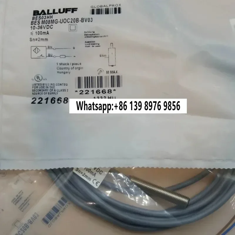 BALLUFF BHS005Y BHS B249V-PSD15-S04 Датчик устойчивый к высоким давлению