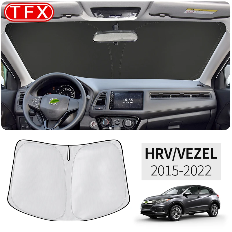 

Для Honda HRV HR-V Vezel 2015-2021 автомобильный Стайлинг нано-изолированный солнцезащитный козырек для лобового стекла солнцезащитный козырек автомобильные аксессуары