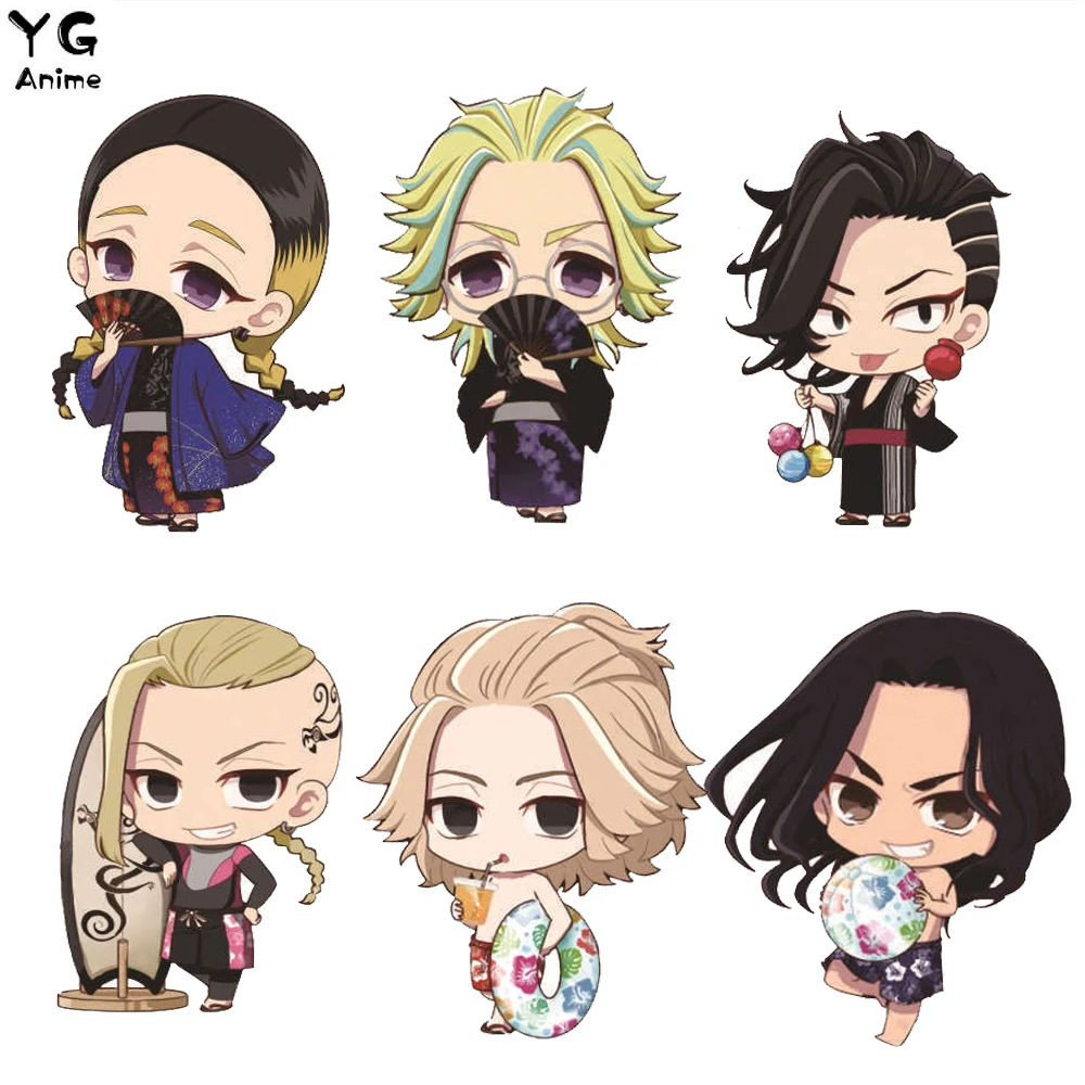 

Anime Tokyo Revengers Acrylic KeychainCosplay Manjiro Ken Takemichi Hinata Atsushi Chibi Kawaii Keyring Christmas Fans Gifts New
