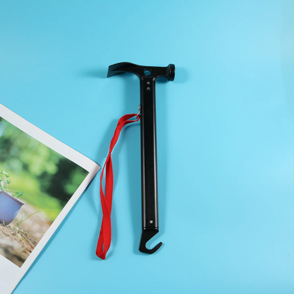 

1Pc Metal Duable Portative Tent Awning Stake Mallet for Camping Backpacking Picnic Hiking