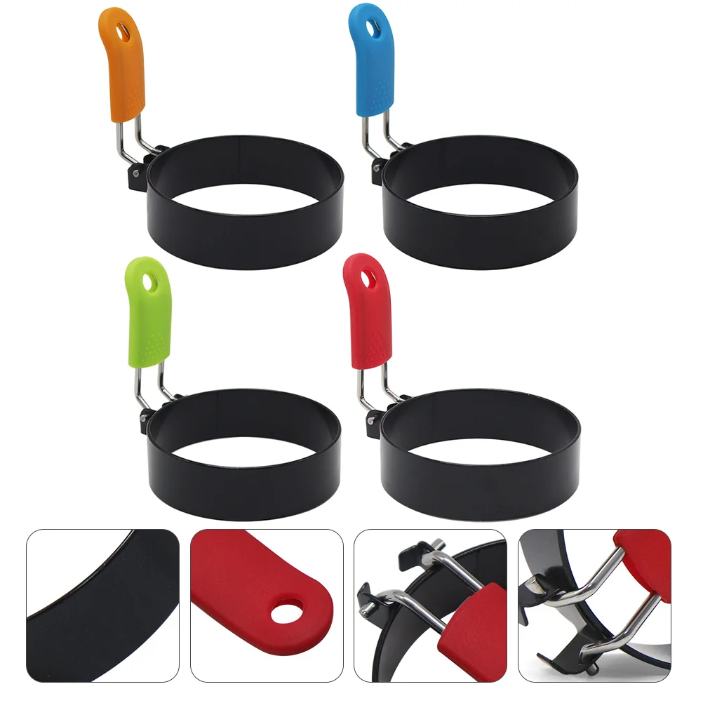 

Fried Egg Mold Frying Ring Omelette Stainless Steel Reusable Baking Cooking Shaper Metal