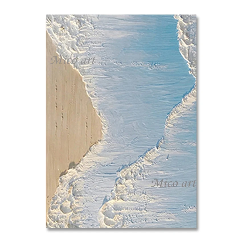 

Декоративная Настенная картина «Морская волна» ручной работы