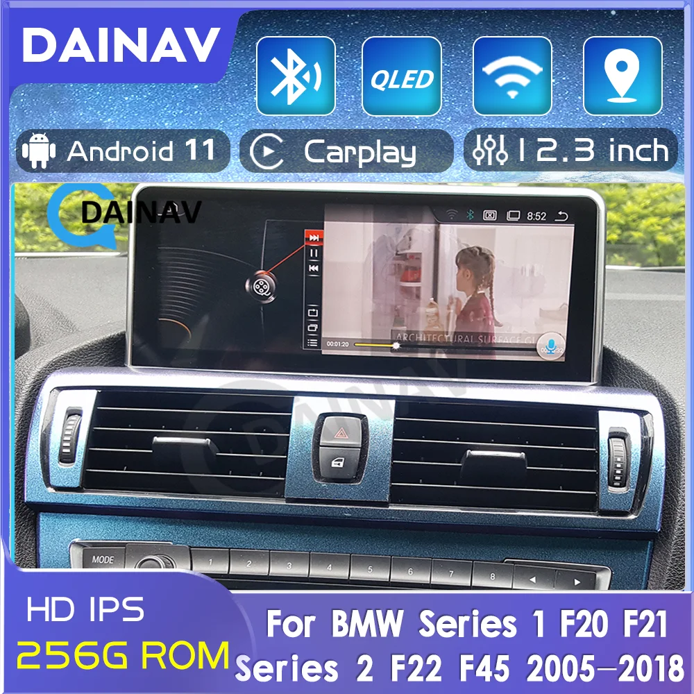 

Автомагнитола 8 + 256 ГБ, Android 11,0 для BMW Series 1 F20 F21 Series 2 F22 F45 2005-2018, GPS-навигация, мультимедийный стерео плеер