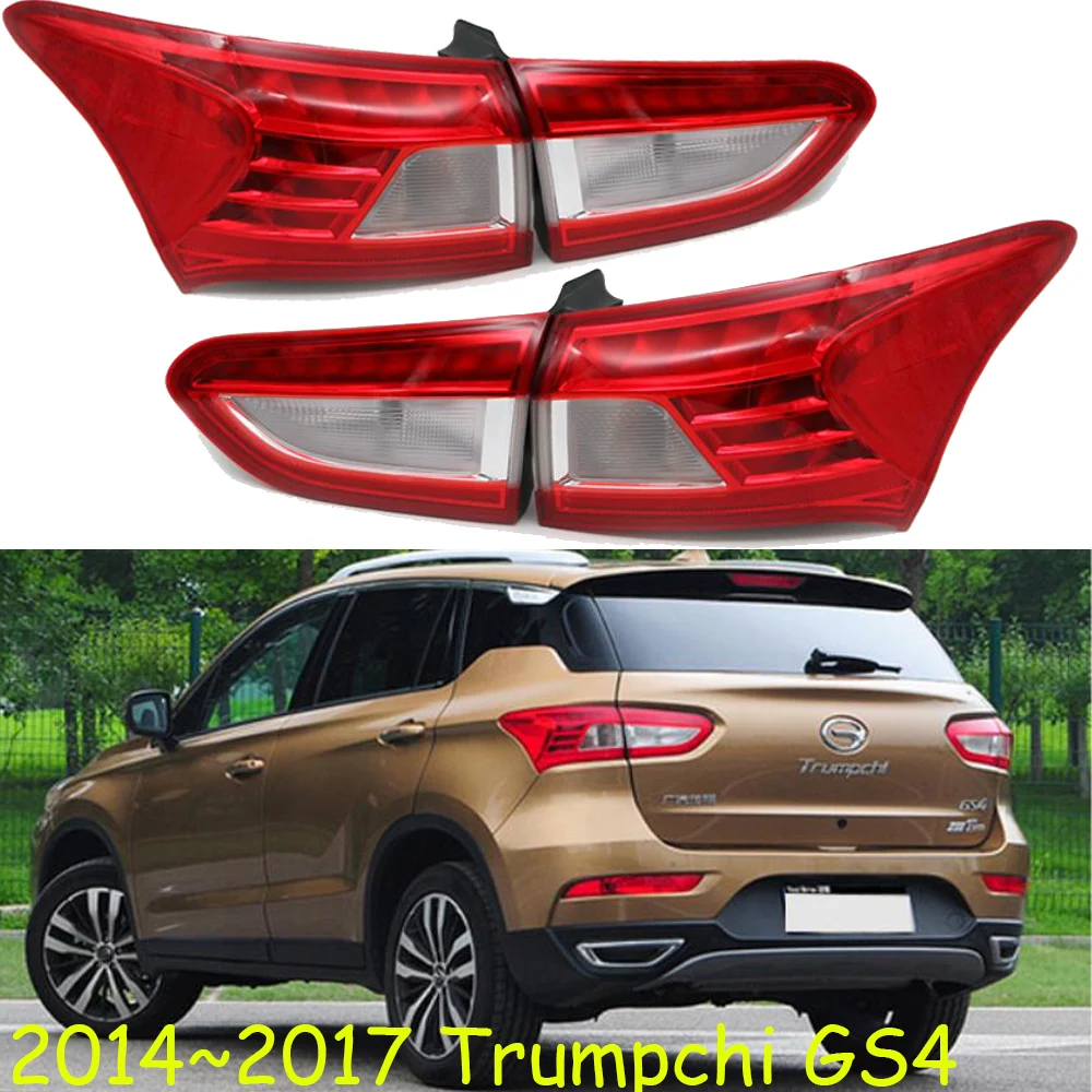 

1 шт. 2014 ~ 2017y задний фонарь бампера автомобиля для Trumpchi GS4 задсветильник автомобильные аксессуары задний фонарь для Trumpchi GS4 противотуманные фары