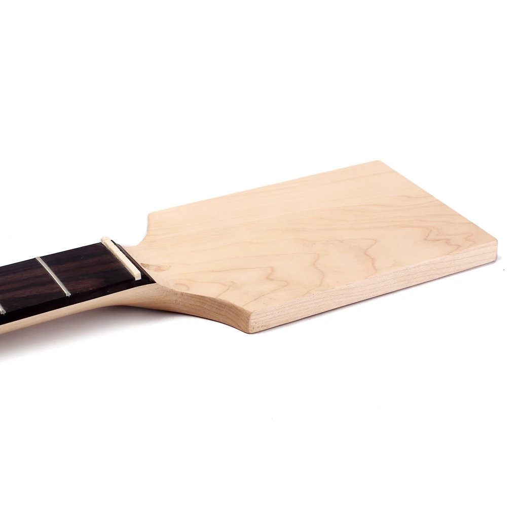 

E Guitar DIY Neck Paddle Head Plate W / 22 Frets Fingerboard Unfinished