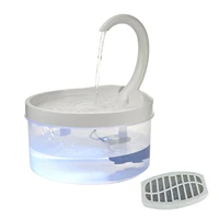 2l automatic pet water fountain with led light usb electric cat drinking feeder bowl quiet dog drinker pet dispenser