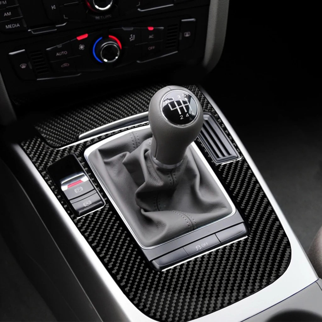 Для Audi Q5 SQ5 8R A4 A5 2009-2018 комплект интерьера из углеродного волокна центральная