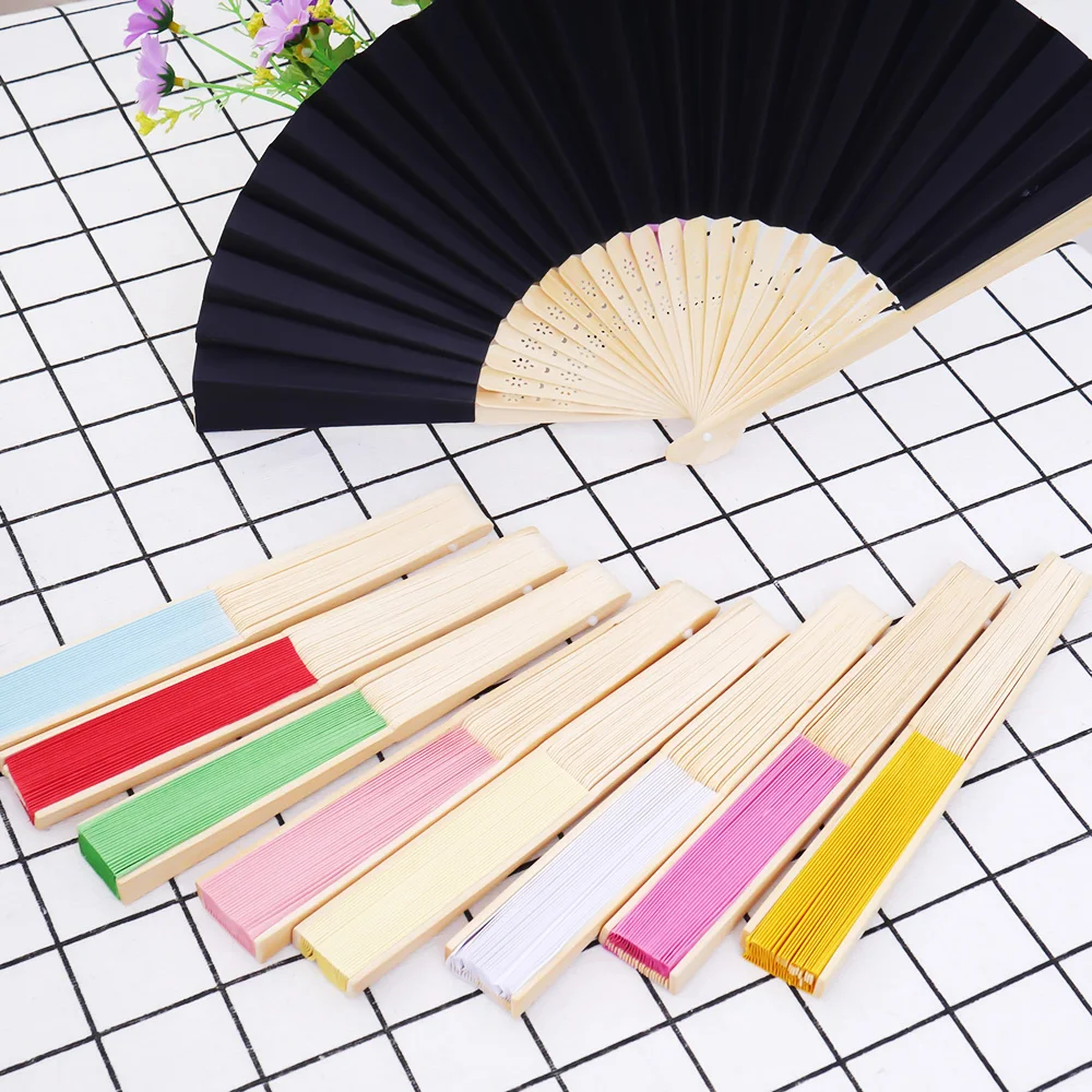

Paper Bamboo Folding Hand Fan Wedding Personalized Engraved Fans Party Decor Art Craft Chinese Dance Fan Home Ornaments Gifts