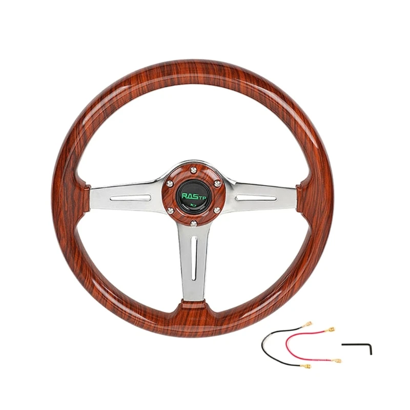 Experience Unmatched Responsiveness with Our 14-Inch Acrylic Steering Wheel for Vehicle Modification Competitive Gaming