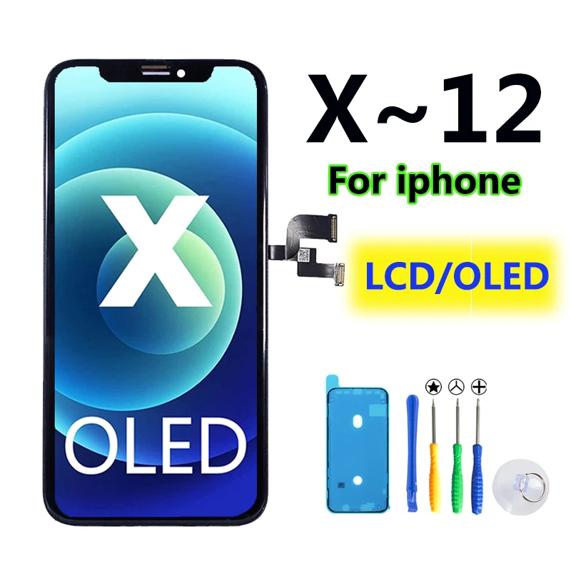 

ЖК-дисплей OLED для iPhone X, XSMAX, дисплей, оптовая цена, заводская цена, дисплей для iPhone X, Xs, Xr, 11, 12, 13 Pro Max, замена экрана