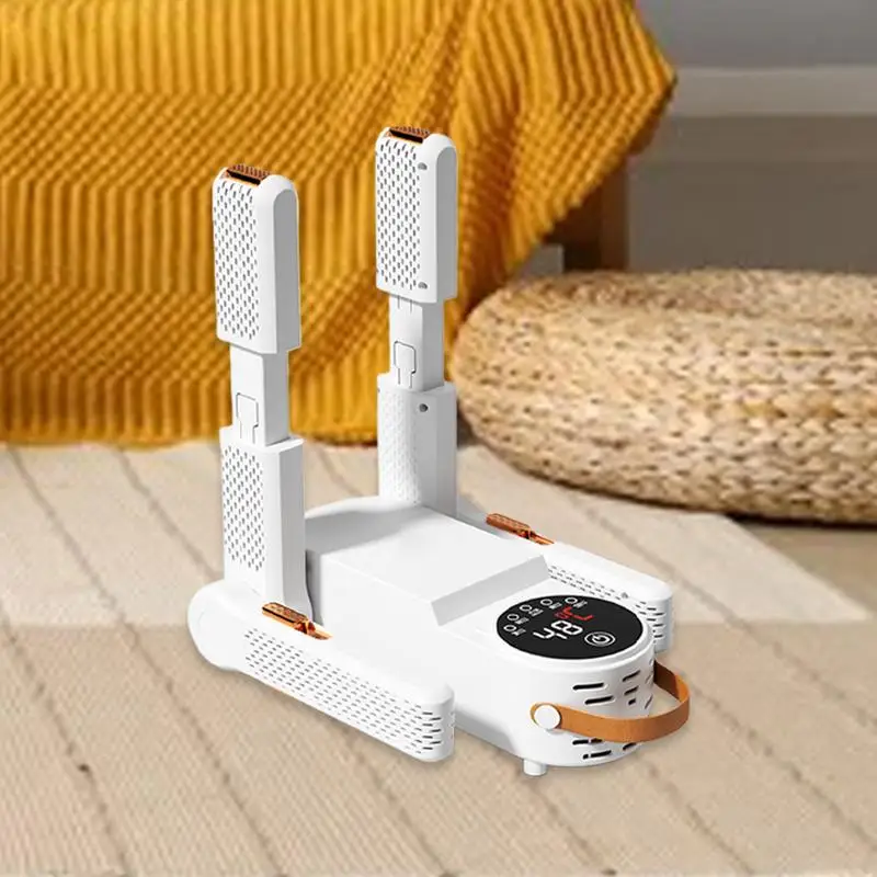 Выдвижная сушилка для ботинок и перчаток умный таймер подогреватель обуви