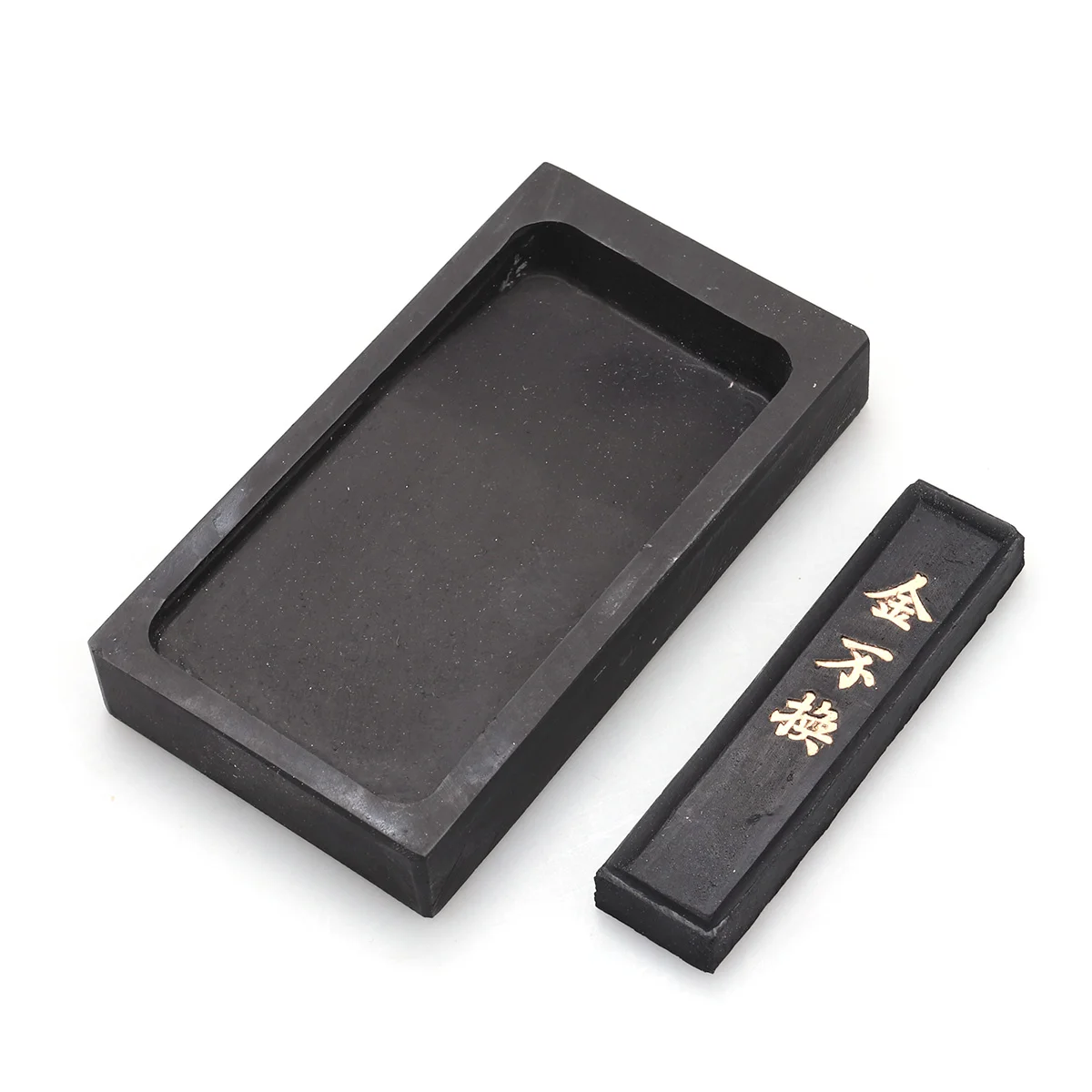 

2 Pcs Black Bracelet Traditional Calligraphy Accessory Inkstone Writing Brush Student