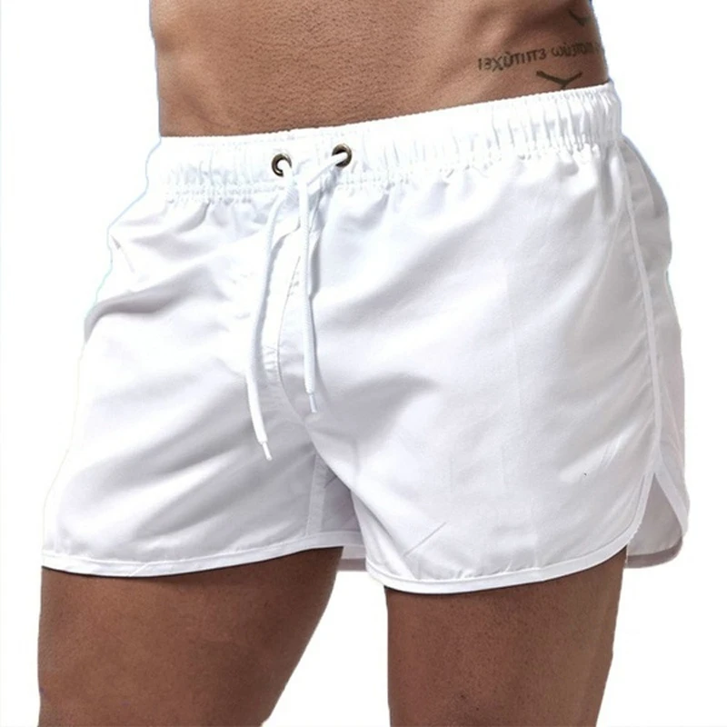 2023 Hot Sale Mens Beach Shorts Classic Solid Color Shorts Seaside Casual Fashion Short Pants Male Daily Running Shorts