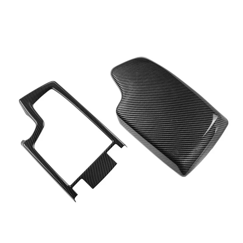 

Carbon Fiber Pattern Central Armrest Storage Box Frame Decoration Cover Trim For Bmw F30 F31F35 F33 3 Seri 3GT 2013-2019