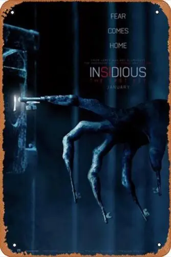 Insidious: Оловянная вывеска Последний ключ металлический бар кафе домашний