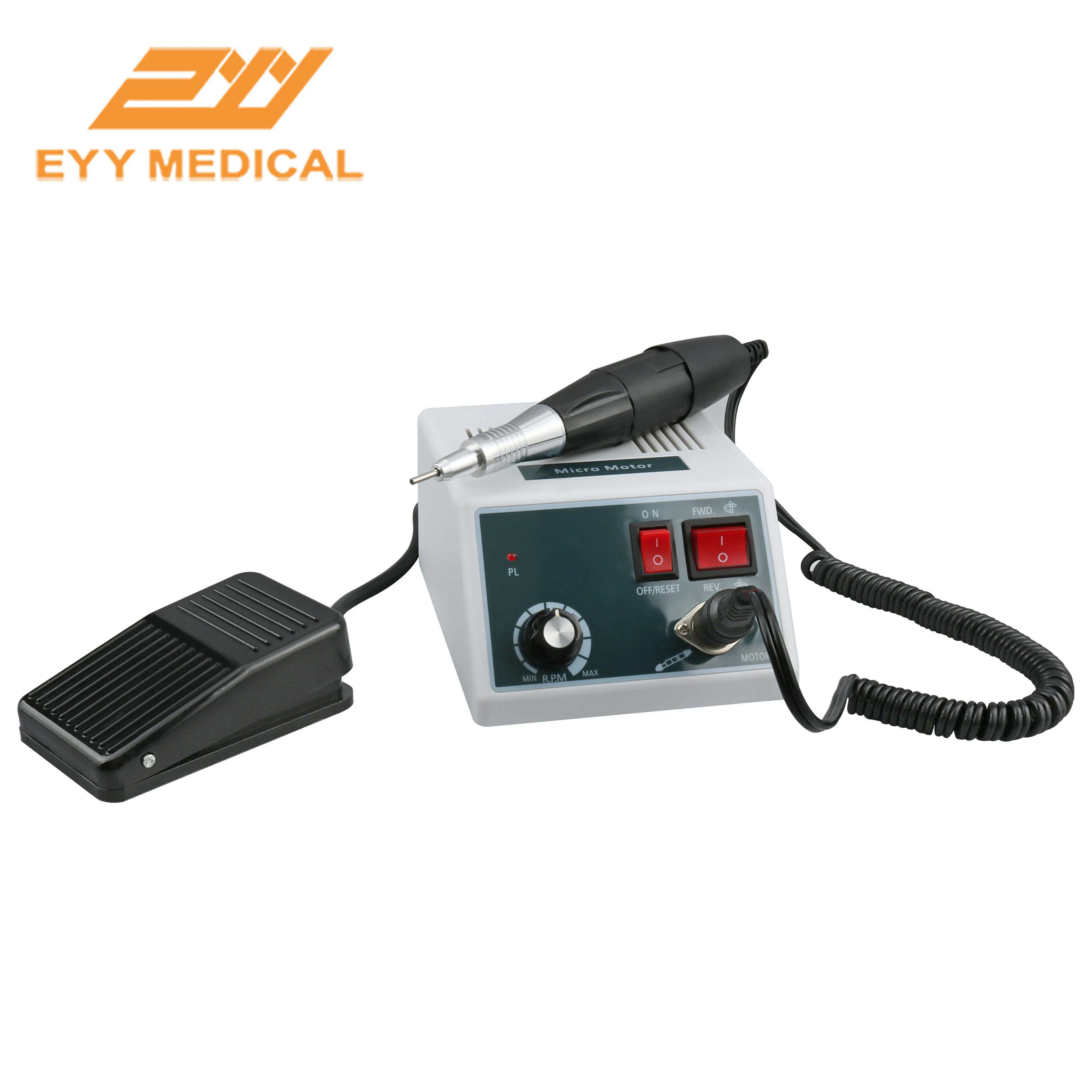 

EYY 35000 RPM Polishing Handpiece Dental Lab E-TYPE Micromotor With Contra Angle & 204/18/102 Straight Handpiece