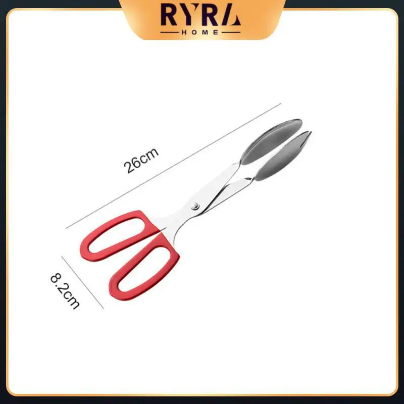 

Easy To Grip Scissors Barbecue Bread Grill Steak Buffet Forceps Thickening To Enhance Texture Barbecue Tools Hold Firmly Meat