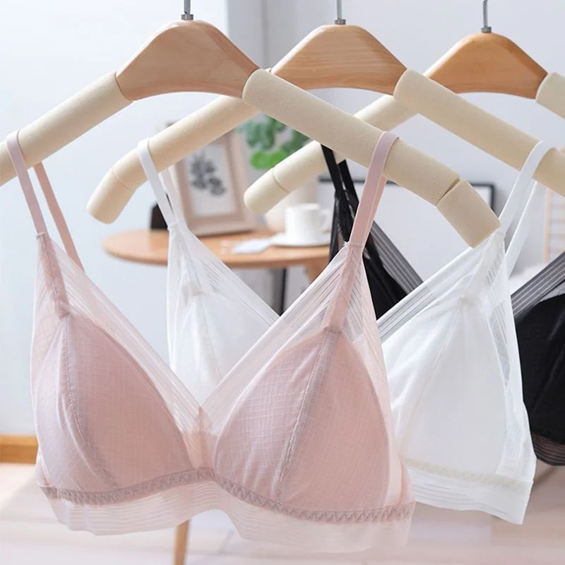 

Ultra-thin Wireless Sexy Underwear Set Ladies Lace Breathable Comfortable Bra Set