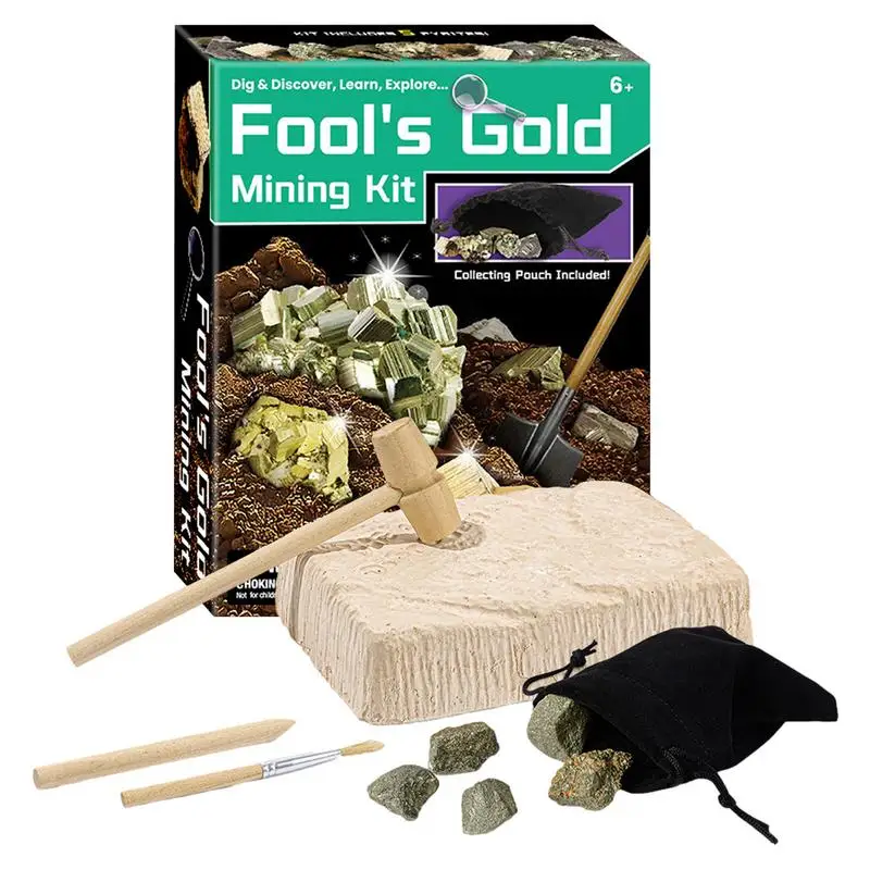 

Gemstone Dig Kits For Kids Educational Toy Crystal Mining Archaeology Excavation Dig Gem Stones Children STEM Learning Gifts