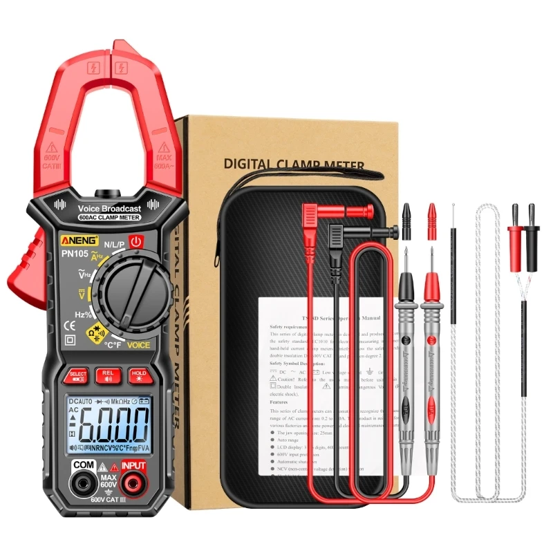 

Digital Tester Live-Wire REL-Meter Operated Portable Digital Clamp Meter
