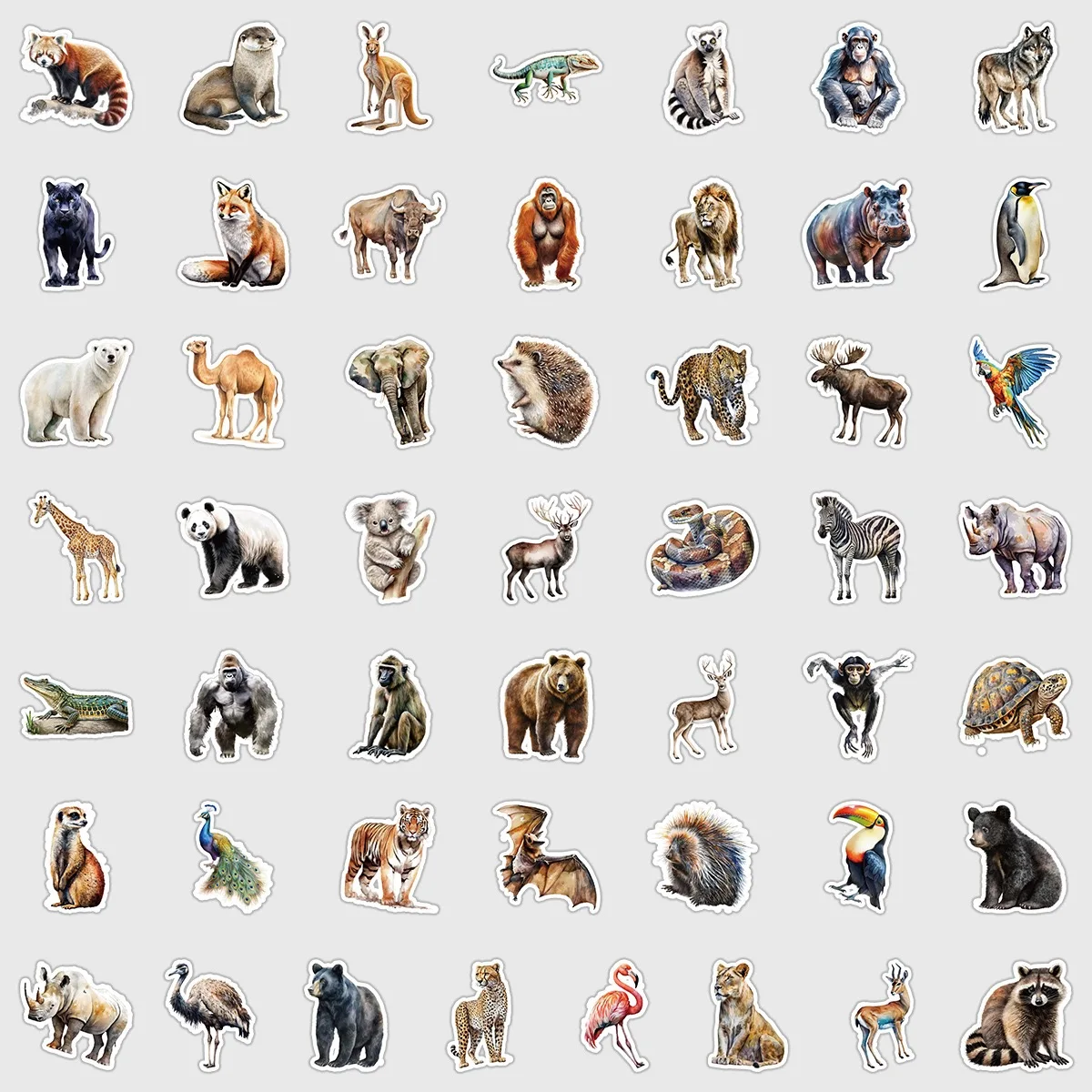 10/50 шт. смешанные наклейки с изображением диких джунглей в Африке граффити для