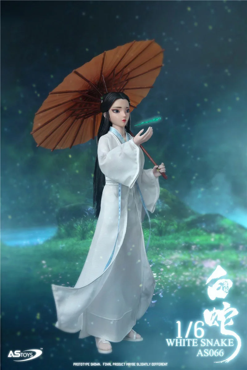 В наличии ASTOYS AS066 1/6 масштаб женщина-солдат белая змея китайское аниме 12 дюймов