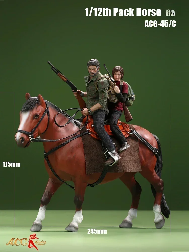 Фигурка в масштабе 1/12 имитация боевой лошади статическая упаковка модель