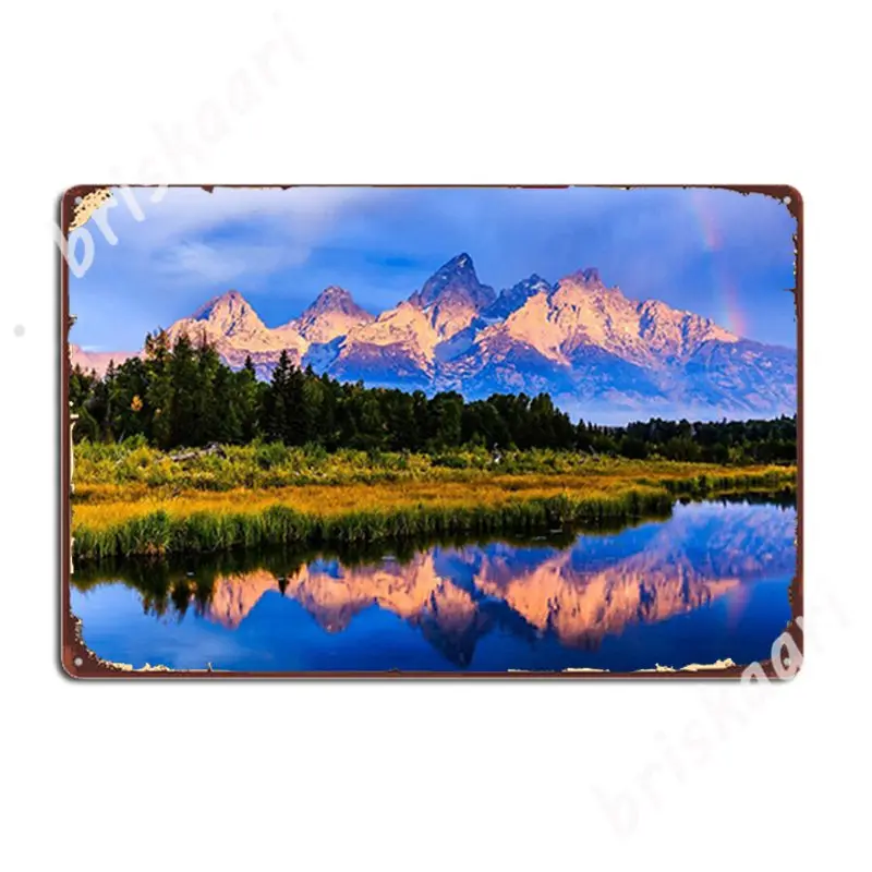 

Sunrise Jackson Hole Rainbow Metal Signs Retro Club Home Plaques pub Garage Tin sign Posters