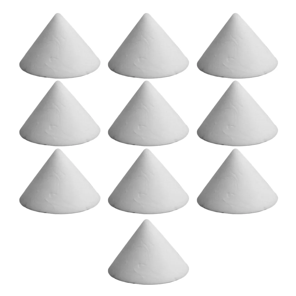 

10 Pcs Ceramic Nail Glass Stand Kiln Tools Clay Firing Studs Aluminum Oxide DIY Support Nails Pottery Holder