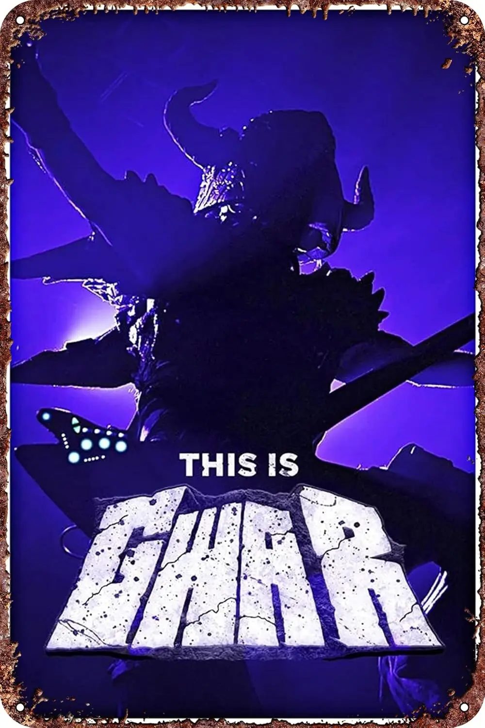 Настенный декор This Is GWAR постер с фильмом - 8X12 дюймов винтажный металлический