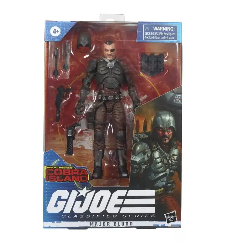 

bandai G.i. Joe Classified Series Special Missions: Cobra Island Major Bludd Action Figure 6 Inch Model Kids Collectible Toys