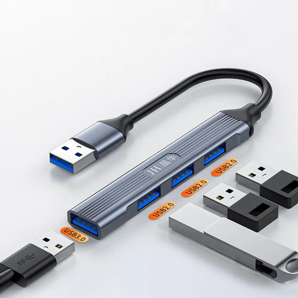 Высокоскоростной USB 3 0 2 4 порта расширитель для ПК ноутбука мультиконцентратор