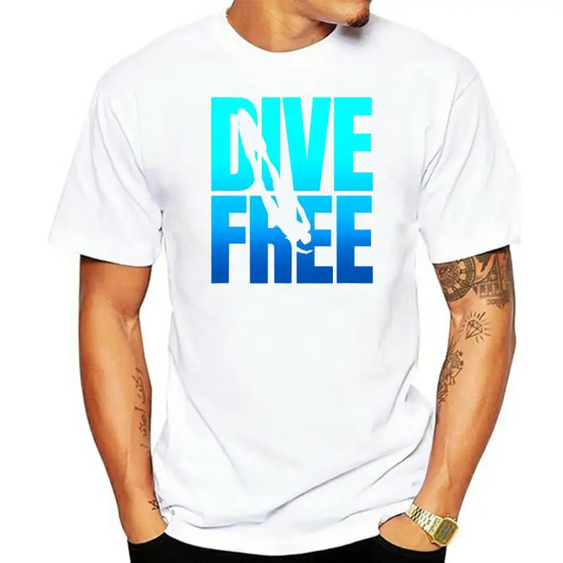 

Dive Free Freediver T-Shirt Freediving Tee Shirt
