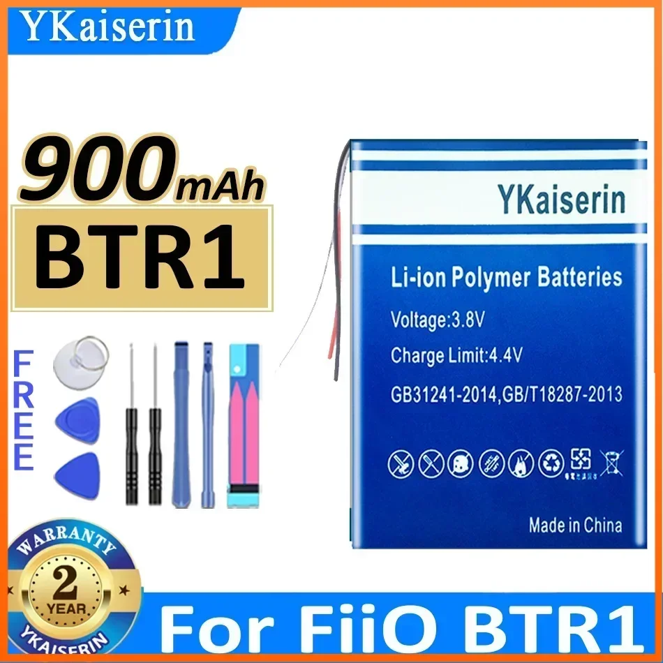 Аккумулятор YKaiserin емкостью 900 мАч для FiiO BTR1 BTR5 Batteria