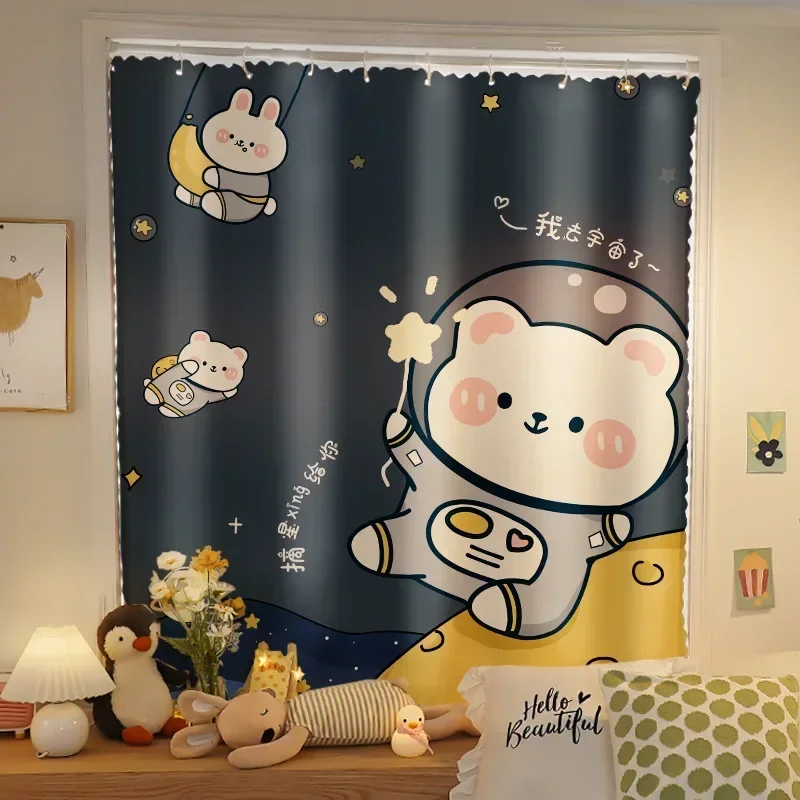 

4288-STB- Foral Blackout Curtains for Bedroom Living Room Luxury Hall Window Blackout Curtain for Kitchen