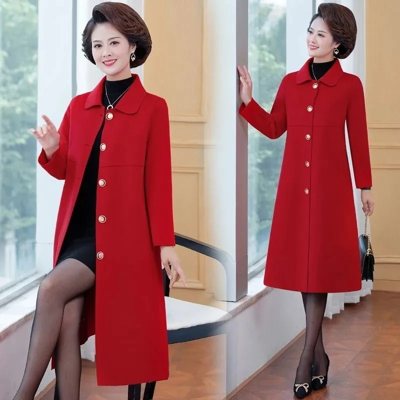 Женское шерстяное пальто новинка сезона осень-зима 2022 модная свободная