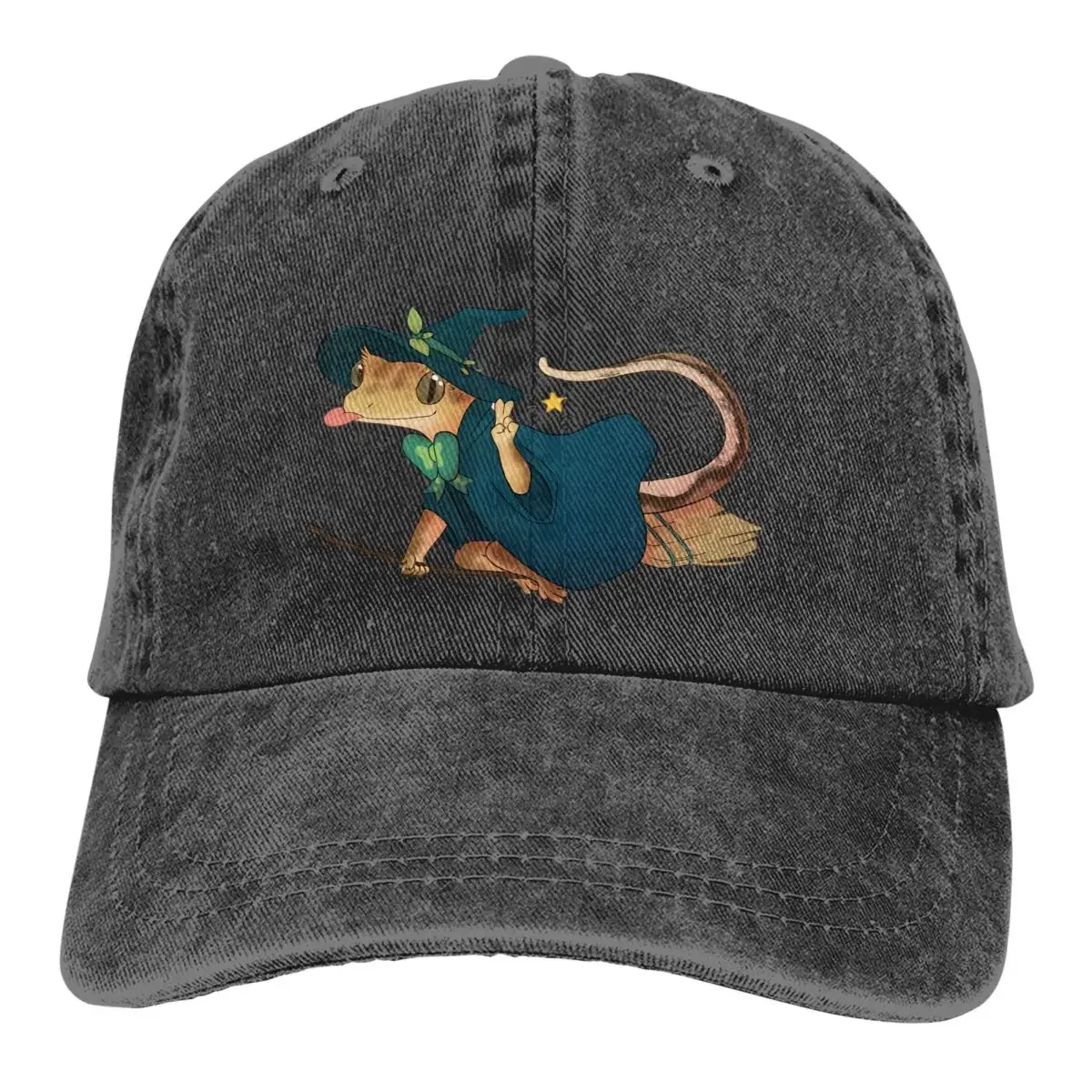 Постиранная мужская бейсболка Allegro Crestie Trucker Snapback Ковбойские кепки Dad Hat Gecko Lover